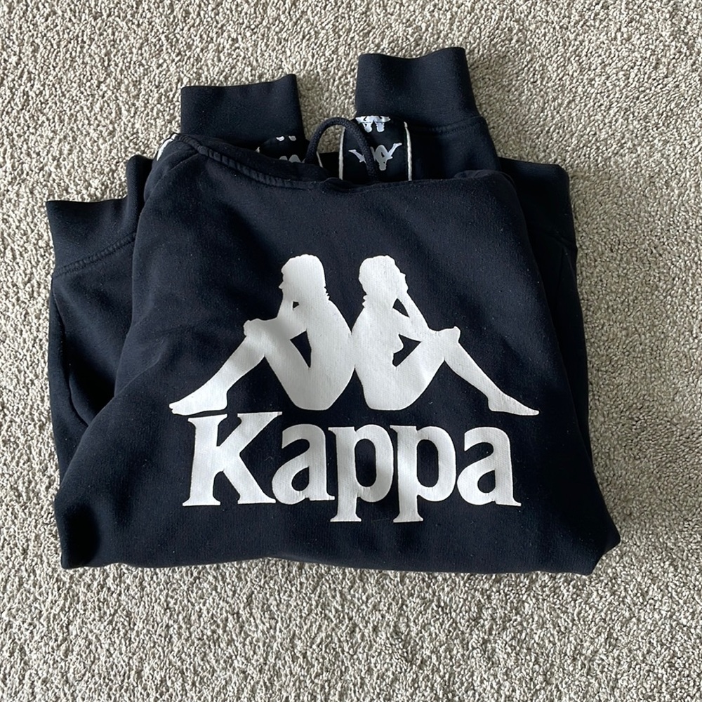 Kappa 222 Black Hoodie